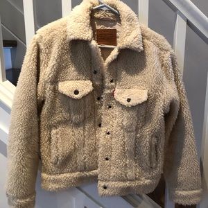 Levi’s sherpa teddy jacket